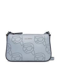 KARL LAGERFELD Torebka A2W32017 Błękitny. Niebieskie listonoszki KARL LAGERFELD, bez wzorów, ze skóry, bez dodatków. Za 499.99 zł.