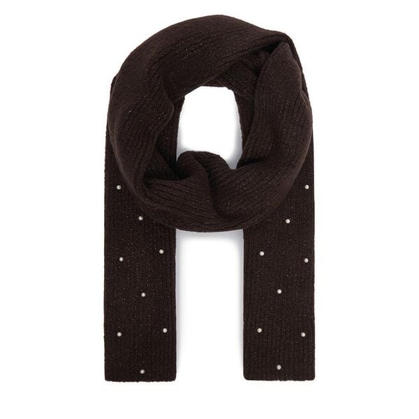 Szalik Nine West. Brązowe szaliki i kominy Nine West, bez wzorów. Za 79.99 zł.