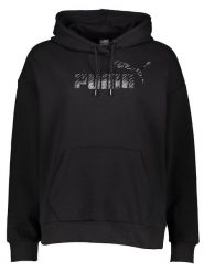 Puma Bluza "Essentials+" w kolorze czarnym rozmiar: L. Czarne bluzy Puma, l, bez wzorów, bez ramiączek, z kapturem. Za 132.36 zł.