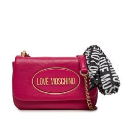 Torebka LOVE MOSCHINO. Czerwone kopertówki Love Moschino, bez wzorów, wizytowe, bez dodatków. Za 959.99 zł.