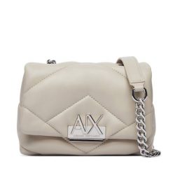 Torebka Armani Exchange. Brązowe listonoszki Armani Exchange, bez wzorów, bez dodatków. Za 589.99 zł.