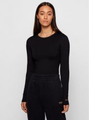 Boss Bluzka C_Esabel_Active 50457401 Czarny Slim Fit. Czarne bluzki Boss, s, bez wzorów, bez kołnierzyka, bez ramiączek. Za 549.99 zł.