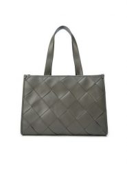 Lasocki Torebka LSK-K-050-06 Szary. Szare shopper bag Lasocki, bez wzorów, z tworzywa sztucznego, bez dodatków. Za 219.99 zł.