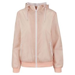 Damska Kurtka Windrunner. Czarne kurtki BUILD YOUR BRAND, s, bez wzorów, bez kaptura. Za 166.99 zł.