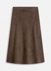 Spódnica midi z dzianiny. Brązowe spódnice bonprix, na co dzień, bez wzorów, z dzianiny, midi, proste. Za 149.99 zł.