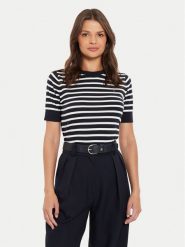 Tommy Hilfiger Sweter WW0WW38724 Granatowy Regular Fit. Niebieskie swetry Tommy Hilfiger, xs, bez wzorów, z bawełny, bez ramiączek. Za 259.99 zł.