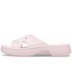 Sandały Damskie Crocs Classic Z Paskiem Krzyżowym Damskie. Czerwone sandały Crocs, bez wzorów, sportowe, bez obcasa, bez zapięcia. W wyprzedaży za 245.00 zł.