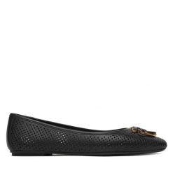 Baleriny PINKO. Czarne baleriny Pinko, bez wzorów, bez obcasa, bez zapięcia. Za 919.99 zł.