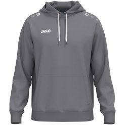 Bawełniana bluza z kapturem Jako One. Białe bluzy JAKO, s, bez wzorów, z bawełny, sportowe, bez ramiączek, z kapturem. Za 288.50 zł.