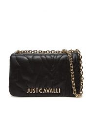 Just Cavalli Torebka 78RA4BE4 ZSB23 Czarny. Czarne kopertówki Just Cavalli, bez wzorów, ze skóry, wizytowe, bez dodatków. Za 529.99 zł.