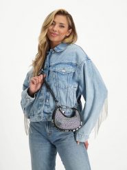 Steve Madden Kurtka dżinsowa "Sienna" w kolorze błękitnym rozmiar: M. Niebieskie kurtki Steve Madden, m, bez wzorów, bez kaptura. Za 198.70 zł.
