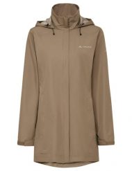 Kurtka damska Escape Parka. Brązowe kurtki przeciwdeszczowe Vaude, s, bez wzorów, z materiału, bez kaptura, trekkingowe. Za 720.65 zł.