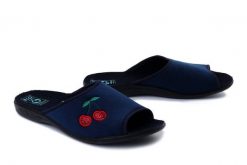 ADANEX 28908 SAK1VVH H1221/GR/CZ, kapcie damskie. Niebieskie kapcie Adanex, bez wzorów. Za 74.99 zł.
