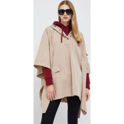 Lauren Ralph Lauren kurtka damska kolor beżowy przejściowa oversize. Brązowe kurtki Lauren Ralph Lauren, bez wzorów, bez kaptura. W wyprzedaży za 519.99 zł.