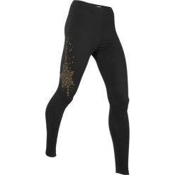 Legginsy sportowe, długie LEVEL1 bonprix czarny. Legginsy marki bonprix. Za 74.99 zł.