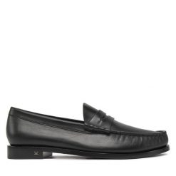 Mokasyny Max Mara. Czarne mokasyny Max Mara, bez wzorów. Za 2,739.00 zł.