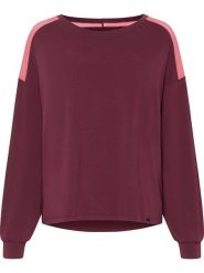 Naturana Bluza w kolorze bordowym rozmiar: S. Czerwone bluzy Naturana, s, bez wzorów, bez kaptura. Za 92.64 zł.