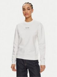 Calvin Klein Bluza Multi Logo K20K207216 Biały Regular Fit. Białe bluzy Calvin Klein, xl, bez wzorów, z bawełny, bez kaptura. Za 239.99 zł.