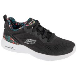 Buty sportowe Sneakersy damskie, Skech-Air Dynamight - Laid Out. Czarne buty sportowe lifestyle Skechers, bez wzorów, bez zapięcia, trekkingowe. Za 299.99 zł.