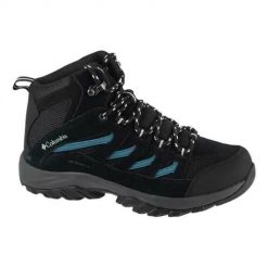 Buty trekkingowe damskie Columbia 2099861012. Czarne buty trekkingowe Columbia, z materiału, za kostkę, bez zapięcia. Za 399.99 zł.