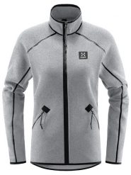 Haglöfs Kurtka polarowa "Risberg" w kolorze szarym rozmiar: XS. Szare kurtki Haglöfs, xs, bez wzorów, z polaru, bez kaptura. Za 223.46 zł.