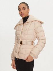 Elisabetta Franchi Kurtka puchowa PI-76D-46E2-V680 Écru Regular Fit. Kurtki Elisabetta Franchi, bez wzorów, z puchu, bez kaptura. Za 1,919.00 zł.