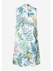 More & More Sukienka w kolorze zielono-jasnoróżowo-białym rozmiar: 38. Białe sukienki More & More, na imprezę, s, bez wzorów, z wiskozy, klasyczne, bez kołnierzyka, bez ramiączek, midi. Za 118.01 zł.