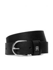 Tommy Hilfiger Pasek Essential Effortless 3.0 Sv AW0AW18688 Czarny. Czarne paski Tommy Hilfiger, bez wzorów, ze skóry. Za 229.99 zł.