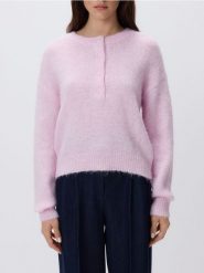 Sweter z domieszką wełny - pastelowy róż. Czerwone swetry Reserved, l, bez wzorów, z dzianiny, bez ramiączek. Za 129.99 zł.
