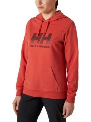 Bluza Damska Helly Hansen Hh Logo. Czerwone bluzy z kapturem Helly Hansen, xs, bez wzorów, z bawełny, z kapturem. Za 379.00 zł.