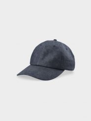 4F Czapka z daszkiem strapback uniseks - szara S/M. Szare czapki z daszkiem 4f, bez wzorów, z bawełny, sportowe. W wyprzedaży za 29.99 zł.