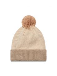 New Era Czapka Wmns Block Pom 60565274 Beżowy. Brązowe czapki zimowe New Era, bez wzorów, z materiału. Za 159.99 zł.