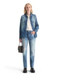 Scotch & Soda Dżinsy - Boyfriend fit - w kolorze błękitnym rozmiar: W24/L32. Niebieskie jeansy Scotch & Soda, l, z aplikacjami, z bawełny, klasyczne, z podwyższonym stanem. Za 176.50 zł.