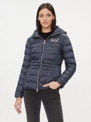 EA7 Emporio Armani Kurtka puchowa 6RTB01 TN88Z 1554 Granatowy Regular Fit. Niebieskie kurtki EA7 Emporio Armani, na zimę, s, bez wzorów, z puchu, bez kaptura. Za 539.99 zł.