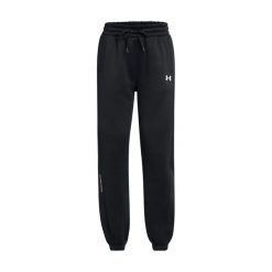 Spodnie sportowe damskie Under Armour Fleece®. Czarne spodnie dresowe Under Armour, bez wzorów, długie. W wyprzedaży za 221.60 zł.