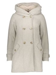 S.Oliver Płaszcz w kolorze kremowym rozmiar: 42. Brązowe płaszcze S.Oliver, s, bez wzorów, z wełny, bez kaptura. Za 190.97 zł.