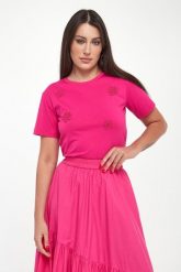 T-shirt damski TWINSET U&B. T-shirty Twinset U&B, l, bez wzorów, bez kołnierzyka, bez ramiączek. Za 509.00 zł.