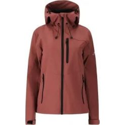 Whistler Softshell Rosea V2 W - Kurtka damska, 100% poliester. Brązowe kurtki WHISTLER, bez wzorów, z poliesteru, bez kaptura. Za 258.50 zł.