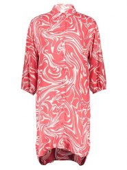 Kaffe Sukienka w kolorze różowo-białym rozmiar: 34. Białe sukienki Kaffe, na co dzień, bez wzorów, z wiskozy, bez kołnierzyka, bez ramiączek, mini, proste. Za 83.22 zł.