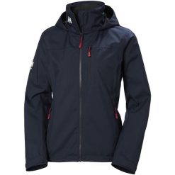 Kurtka uniwersalna damska Helly Hansen Crew. Czarne kurtki Helly Hansen, uniwersalny, z aplikacjami, z materiału, klasyczne, z kapturem. Za 739.00 zł.