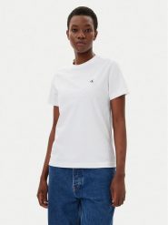 Calvin Klein Jeans T-Shirt LV047B224G Biały Regular Fit. Białe t-shirty Calvin Klein Jeans, xxl, bez wzorów, z bawełny, bez kołnierzyka, bez ramiączek. Za 149.99 zł.