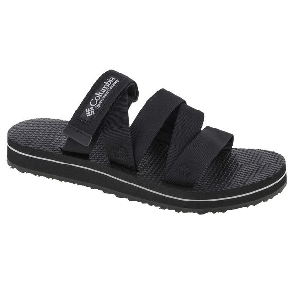 Klapki na basen damskie, W Alava Slide Sandal. Czarne klapki Columbia, bez wzorów, z gumy, sportowe, bez obcasa, bez zapięcia. Za 179.99 zł.