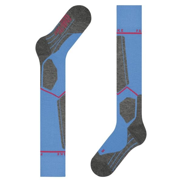 Damskie skarpety kompresyjne Falke SK4 Advanced. Niebieskie skarpetki Falke, bez wzorów. Za 212.50 zł.