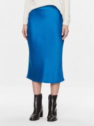 Samsøe Samsøe Spódnica midi Agneta F22300195 Niebieski Regular Fit. Niebieskie spódnice Samsøe & Samsøe, l, bez wzorów, z syntetyku, midi. Za 339.99 zł.