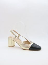 Bellucci Czółenka w kolorze złoto-czarnym rozmiar: 41. Czarne czółenka Bellucci, bez wzorów, klasyczne, bez obcasa, bez zapięcia. Za 129.95 zł.