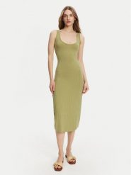 Billabong Sukienka dzianinowa EBJKD00114 Zielony Regular Fit. Zielone sukienki Billabong, m, bez wzorów, z dzianiny, bez kołnierzyka, bez ramiączek. Za 219.99 zł.