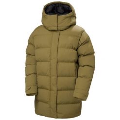 Parka damska z kapturem Helly Hansen Aspire. Brązowe płaszcze Helly Hansen, na zimę, bez wzorów, z kapturem. W wyprzedaży za 1,163.60 zł.