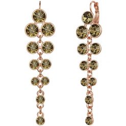 Lulu & Jane Kolczyki Stop metali Różowy złoty 1 ct Damski. Czerwone kolczyki Lulu & Jane, pozłacane. Za 169.99 zł.