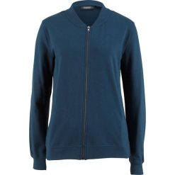 Bluza rozpinana z kołnierzykiem w stylu college bonprix ciemnoniebieski. Bluzy marki INOVIK. Za 59.99 zł.