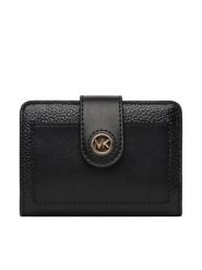MICHAEL Michael Kors Mały Portfel Damski 32H3G0KD5L Czarny. Czarne portfele MICHAEL Michael Kors, bez wzorów, ze skóry. Za 389.99 zł.